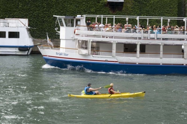 Kayaking on Chicago River