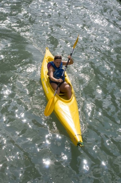 Kayaking on Chicago River