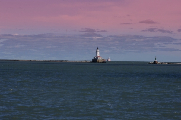 Chicago Skyline seen from Lake Michigan