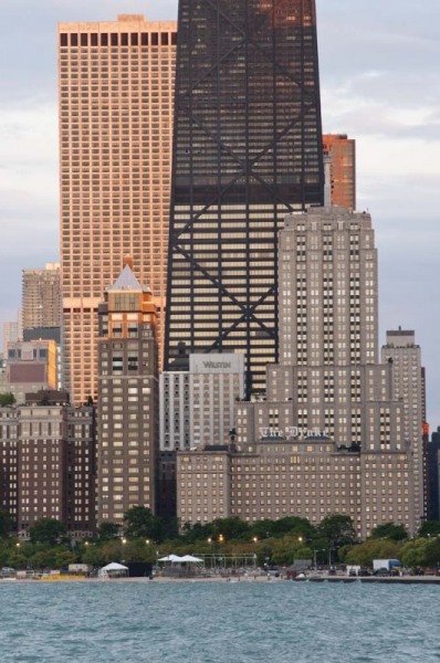 Chicago skyline from North Avenue Beach