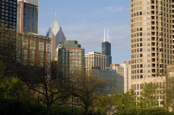 Chicago Skyline from Ohio Beach Park