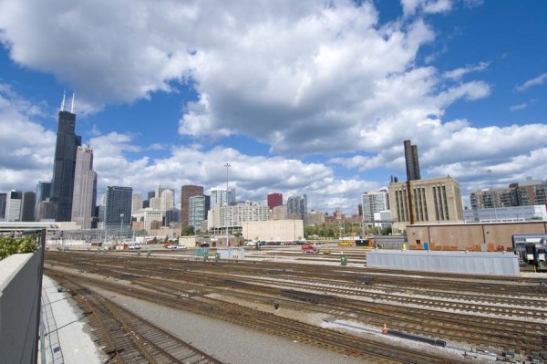 Chicago Skyline from Roosevelt Road