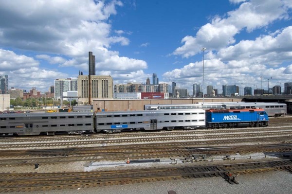 Chicago Skyline from Roosevelt Road