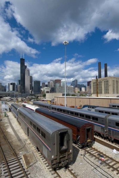 Chicago Skyline from Roosevelt Road