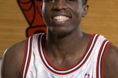 Luol Deng at the Chicago Bulls practice facility in Deerfield, IL