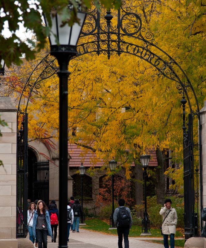 University of Chicago, autumn. Hull Court