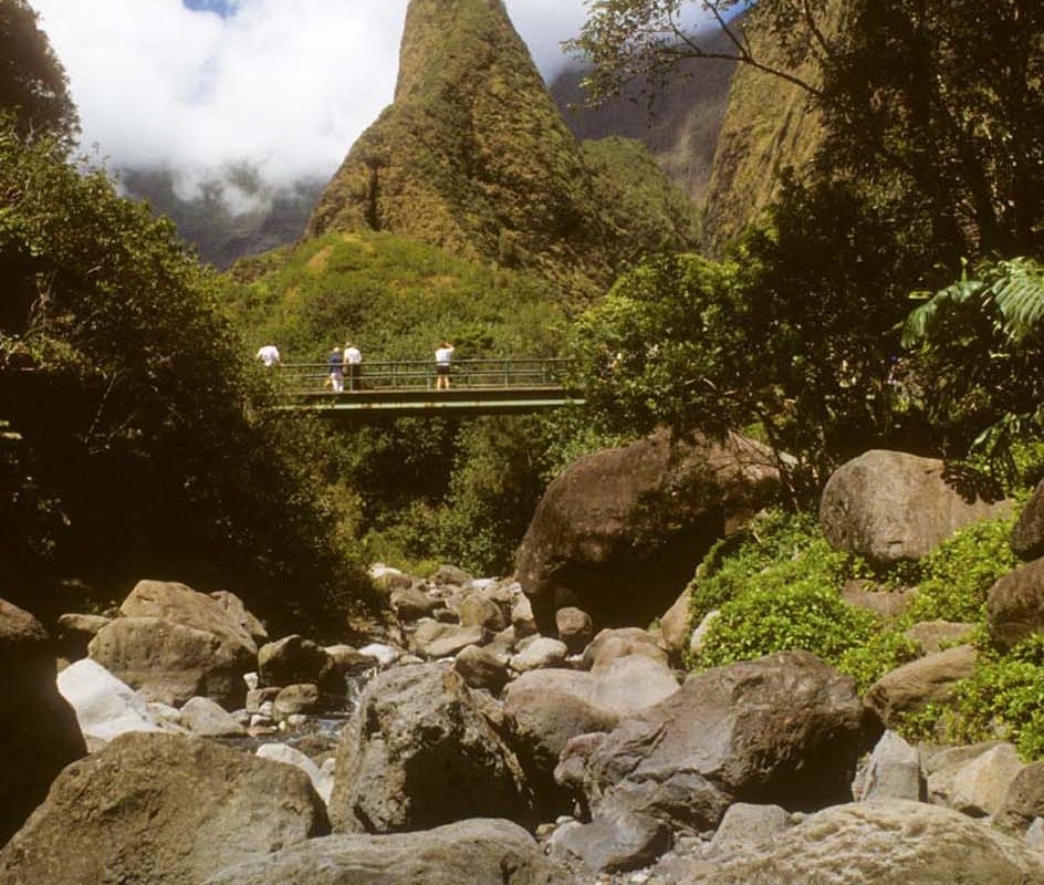 Maui, Hawaii, Iao Needle in the Iao Valley State Park