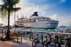 USA, Florida, Key West, Norwegian Crown in port