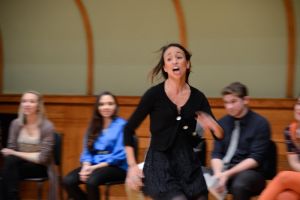 Students performing Shakespeare in Chicago